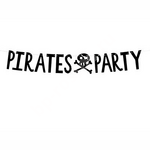 Гирлянда-буквы PIRATES PARTY