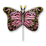 Шар Мини фигура Бабочка крылья розовые