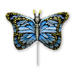 Шар Мини фигура Бабочка крылья голубые