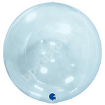 Шар 38см Bubble голубой Кристалл Blue