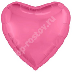 Шар сердце 45см Металлик PinkPeony