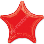 Шарик 45см звезда металлик Red